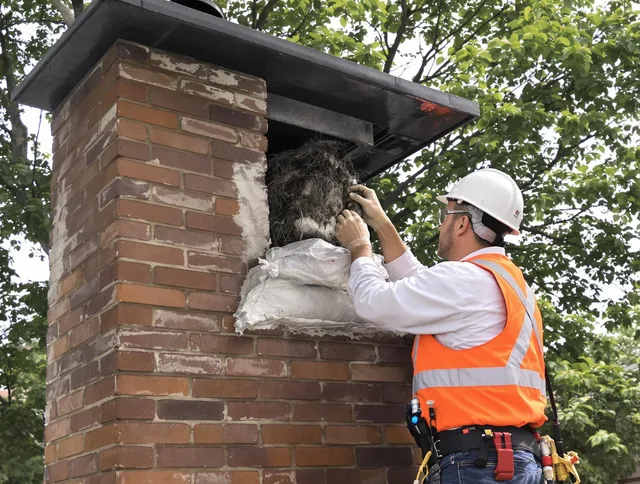 Humane removal of debris and animals by Bristol Chimney Sweep in Bristol, RI