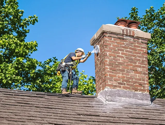 Bristol Chimney Sweep performing an inspection with advanced tools in Bristol, RI