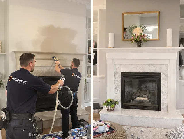 Professional soot removal by Bristol Chimney Sweep team in Bristol, RI